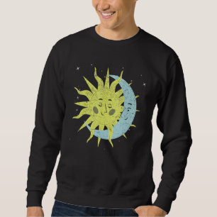 Sudadera Cuerpos celestes Galaxia Espacio exterior Sun Luna