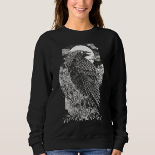 Sudadera Cuervo Místico Oscuro
