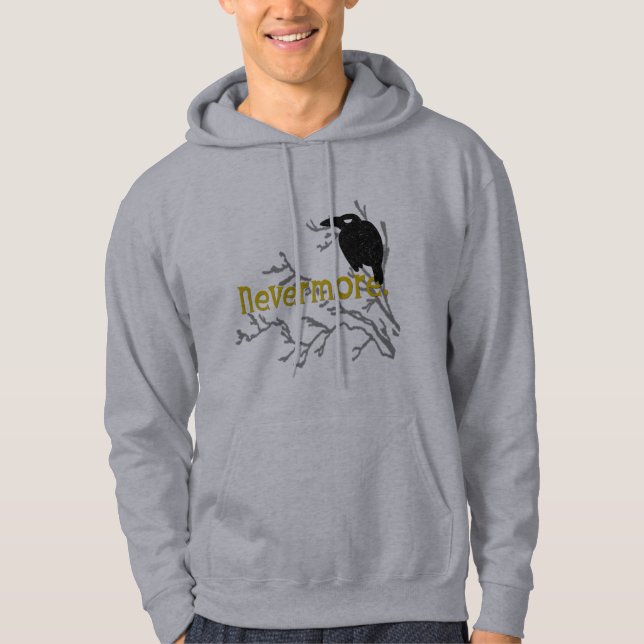 Sudadera Cuervo Nevermore (Anverso)