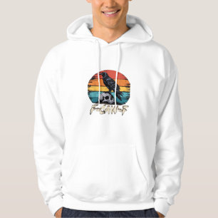 Sudadera Cuervo, Retro F-Caw-F Pájaro Cuervo Divertido Cuer