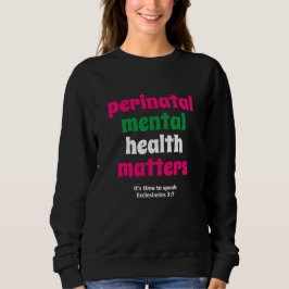 Sudadera Cuestiones de salud mental perinatal