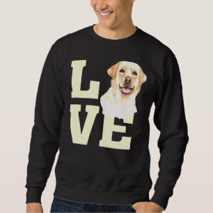 Sudadera Cuidada acuarela Amor Labrador Recuperador Ilustra