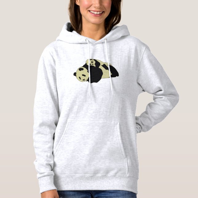 Sudadera Cuidada De Panda Cuidada Con Bebé (Anverso)