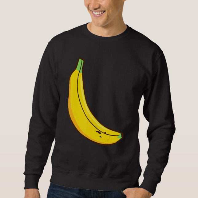 Sudadera Cuidada fruta bananera Halloween Ropa Banana Vegan (Anverso)