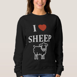 Sudadera Cuidada pequeña oveja cita simples animales que am
