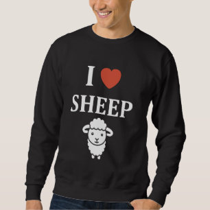 Sudadera Cuidada pequeña oveja cita simples animales que am
