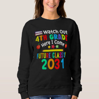 Sudadera Cuidado 4to Grado Aquí Vengo Clase Futuro De 20