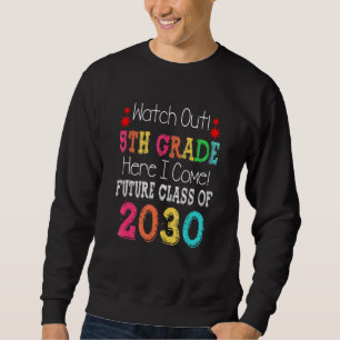 Sudadera Cuidado 5º Grado Aquí Llego Futura Clase 2030
