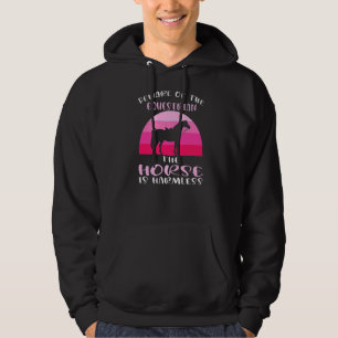Sudadera Cuidado Con El Ecuestre Y Los Caballos De Caballo