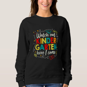 Sudadera Cuidado Con El Jardín De Niños Aquí Vengo Chicas K