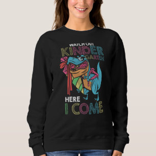 Sudadera Cuidado Con El Jardín De Niños Aquí Vengo El Teach