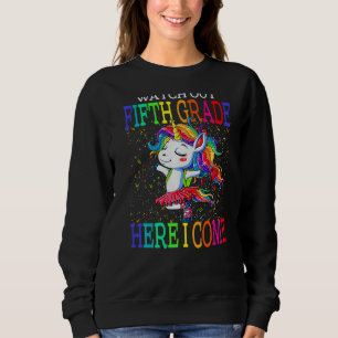 Sudadera Cuidado Con El Quinto Grado Al Que Vuelvo Unicorn