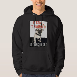Sudadera ¡Cuidado con Pug! Camiseta clásica 820