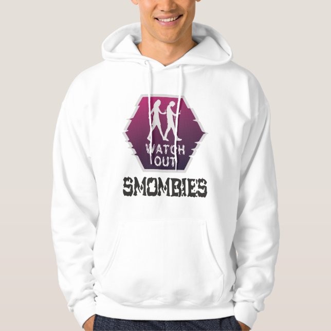 Sudadera Cuidado con Smombies (Anverso)