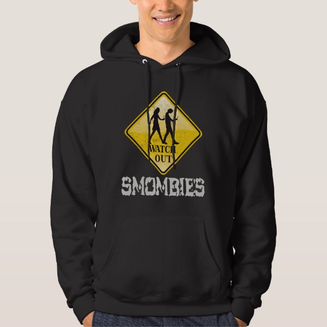 Sudadera Cuidado con Smombies (Anverso)