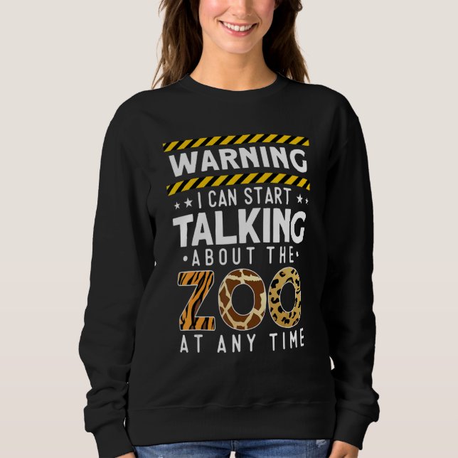 Sudadera Cuidador de animales del zoológico (Anverso)