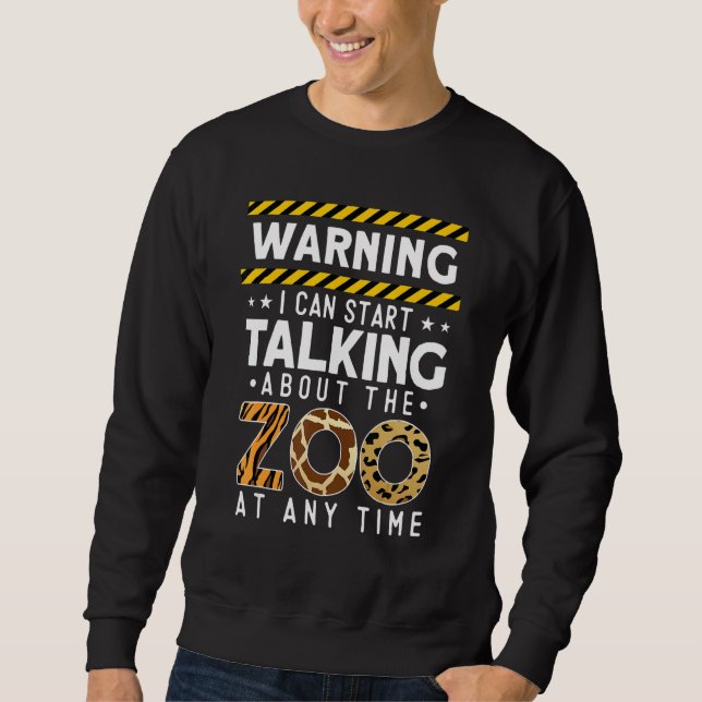Sudadera Cuidador de animales del zoológico (Anverso)