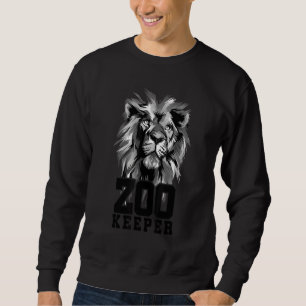 Sudadera Cuidador de Animales Gráficos de León Cuidador de