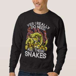 Sudadera Cuidador de reptiles Serpiente Depredador Animal M