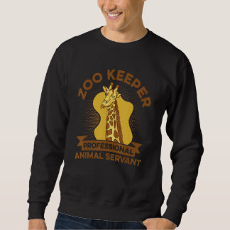 Sudadera Cuidador de Zoo Profesional Sirviente de Animales