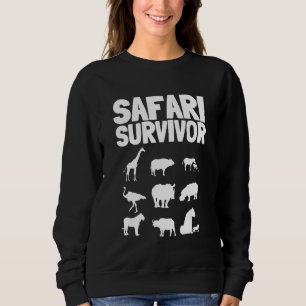 Sudadera Cuidador de zoológico Sabana africana y vida salva