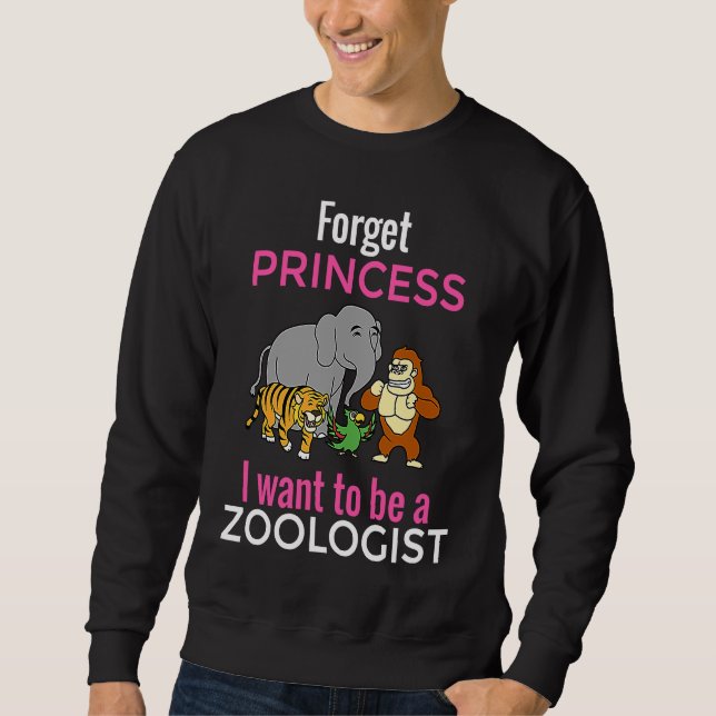 Sudadera Cuidador de zoólogo zoológico (Anverso)