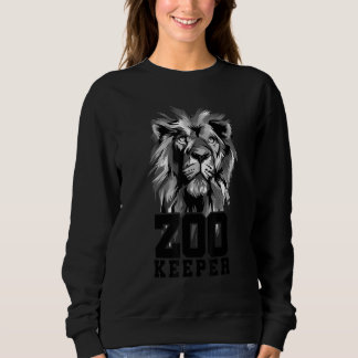 Sudadera Cuidador Gráfico de Animales de León Cuidador de Z