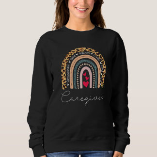 Sudadera Cuidador orgulloso de Leaopard Semana de apreciaci