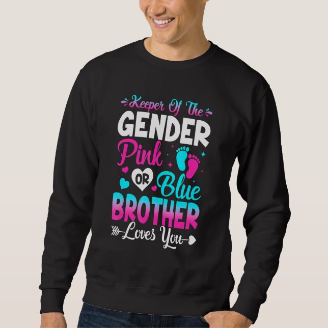 Sudadera Cuidadoso Cuidador De Género Ama A Hermano Rosa O  (Anverso)