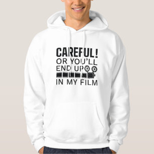 Sudadera Cuidadoso o acabarás en mi película