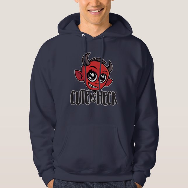 Sudadera Cuidar como el diablo (Anverso)