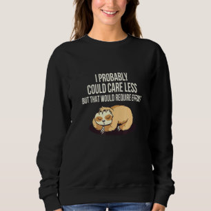 Sudadera Cuidar Menos Requeriría Eslogan De Memes Eslovacos