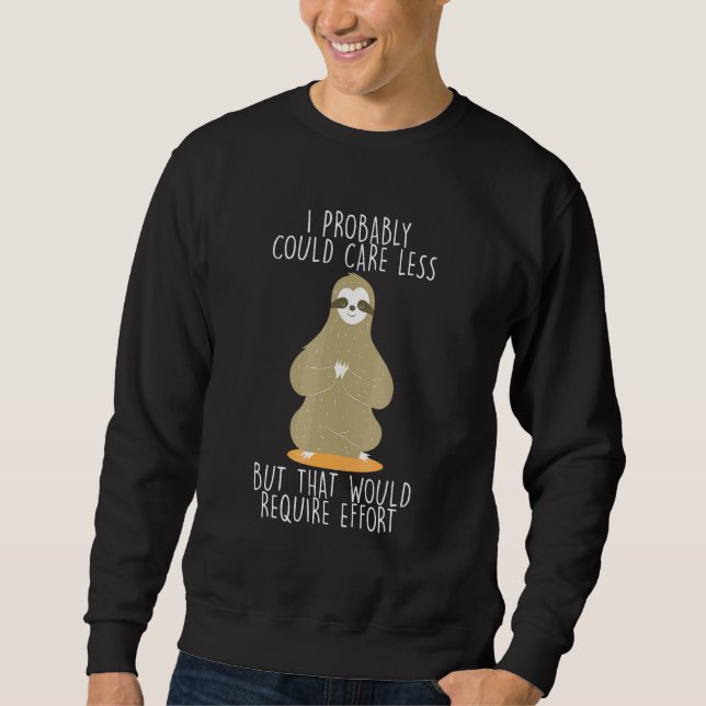Sudadera Cuidar Menos Requeriría Eslogan De Memes Eslovacos (Anverso)