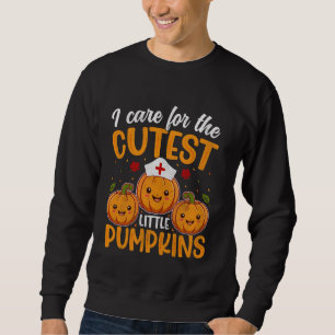 Sudadera Cuido De Enfermeras Pediátricas De Calabazas Más C
