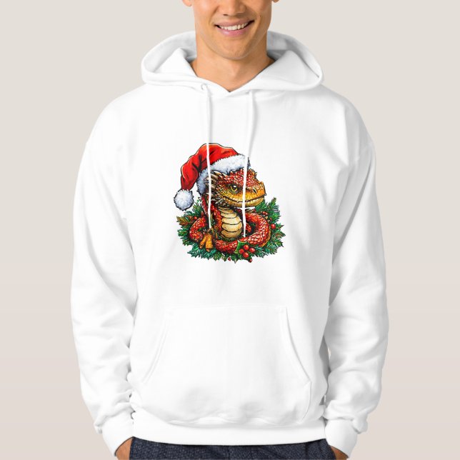 Sudadera culebra de Navidad (Anverso)