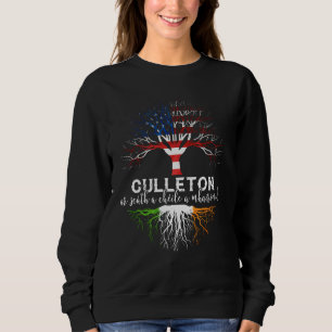 Sudadera Culleton Irlandés Nombre familiar Shirt Irlandés R