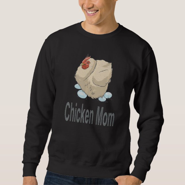 Sudadera Cultivo de pollo para mamá de pollo (Anverso)