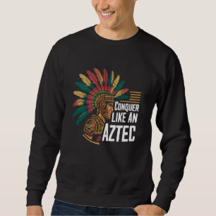 Sudadera Cultura azteca mexicana: Indigeno