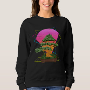 Sudadera Cultura japonesa Estética Zen Vaporwave Bonsai Tr