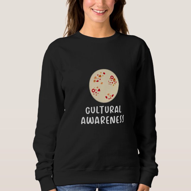 Sudadera Cultural Awareness Bacteria Science Lover Microbio (Anverso)