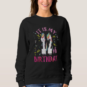Sudadera Cumpleaños 12 Años De Unicornio