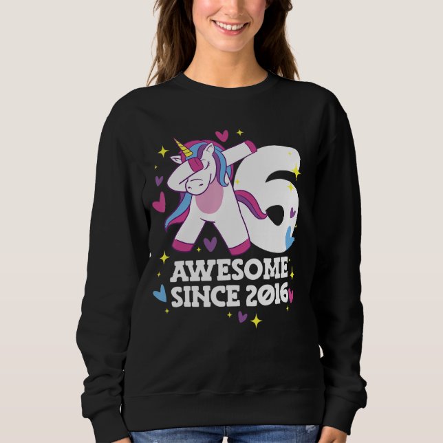 Sudadera Cumpleaños 1 de Unicornio (Anverso)