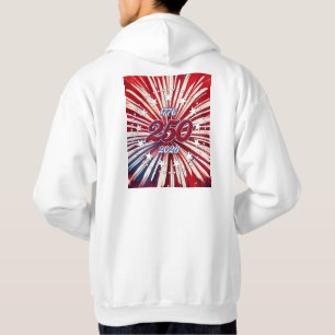 Sudadera Cumpleaños 250 de América 1776-2026 Fuegos Artific