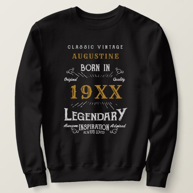 Sudadera Cumpleaños 40 personalizado (Anverso del diseño)