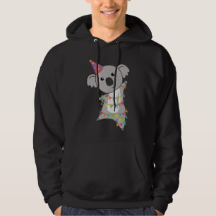 Sudadera Cumpleaños Bear Koala Bear Bear Garland Hoodie