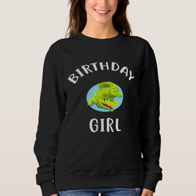 Sudadera Cumpleaños Chica Alligator Alligator (Anverso)