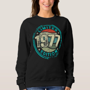 Sudadera Cumpleaños con y nacido en la cosecha de 1977