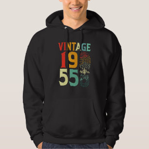 Sudadera Cumpleaños de 67 años vintage 1955 Camping Senderi