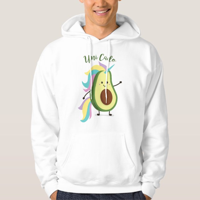 Sudadera Cumpleaños de Aguacate Unicornio Uni Cado (Anverso)
