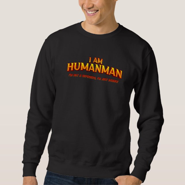 Sudadera Cumpleaños De Dennis, Superhéroe Mordaza Humano (Anverso)